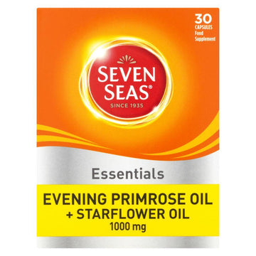 Evening Primrose Oil & Starflower Oil Capsules - 30 X 1000 Mg